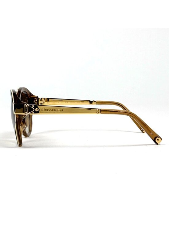 Louis Vuitton Petit Spucson Cat Eye Sunglasses Eyewear Metal Gold Brown main image 4